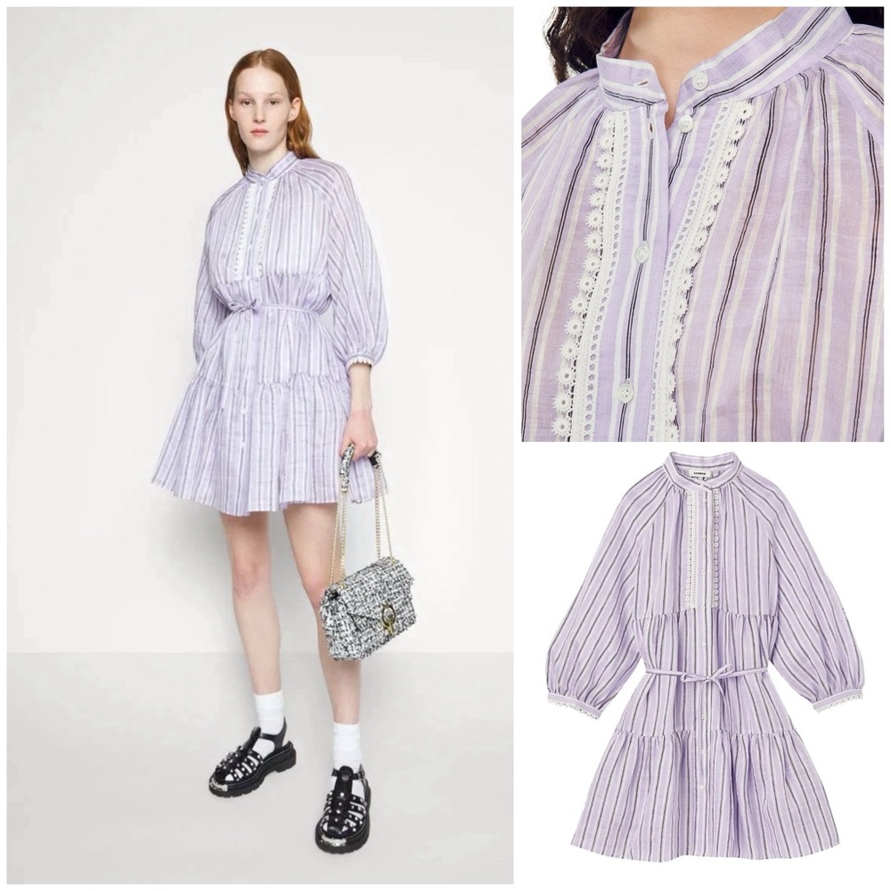 SANDRO ~ JULIANA WOVEN DRESS